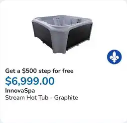 Club Piscine Stream Hot Tub - Graphite offer