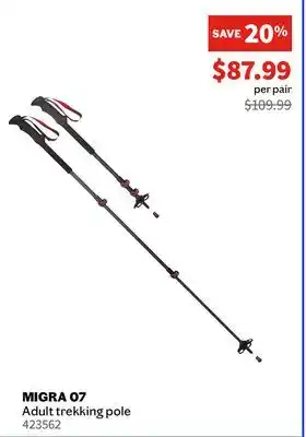 Sports Experts MCKINLEY - Migra 07 - Adult trekking pole offer