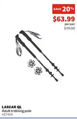 Sports Experts MCKINLEY - LASCAR QL - Adult trekking pole offer