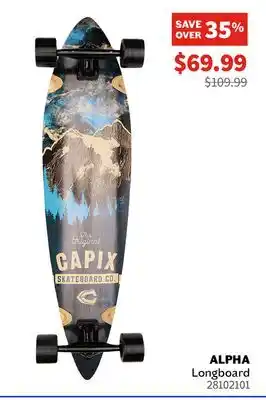 Sports Experts CAPIX - Alpha - Longboard offer