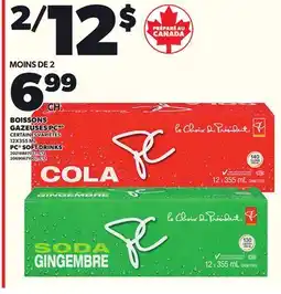 Provigo BOISSONS GAZEUSES PC, 12X355 ML offer