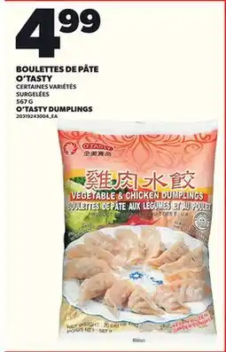 Provigo BOULETTES DE PÂTE O'TASTY, 567 G offer