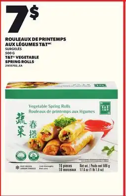 Provigo ROULEAUX DE PRINTEMPS AUX LÉGUMES T&T, 500 G offer