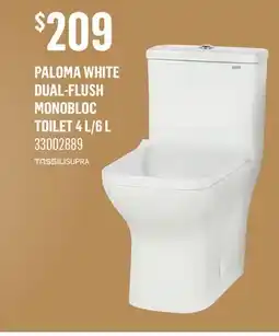 Canac Paloma White Dual-Flush Monobloc Toilet 4 L/6 L offer