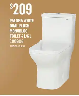 Canac Paloma White Dual-Flush Monobloc Toilet 4 L/6 L offer