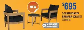 Canac 2-Seater Santa Barbara Sofa Set offer