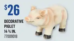 Canac Decorative Piglet 14 3/4 in offer