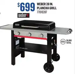 Canac Weber 28 in. Plancha Grill offer