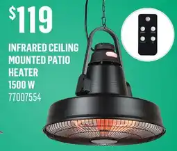 Canac Infrared Ceiling Mounted Patio Heater offer