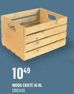 Canac Wood Crate 16 in offer