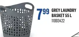 Canac Grey Laundry Basket 55 L offer