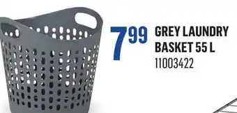 Canac Grey Laundry Basket 55 L offer