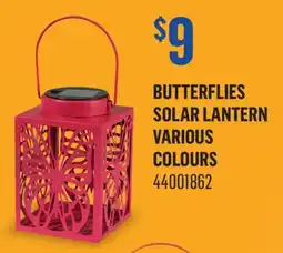 Canac Butterflies Solar Lantern Various Colours offer
