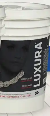 Canac Luxura Interior Wall Latex Paint Ultimate White 18.9 L offer