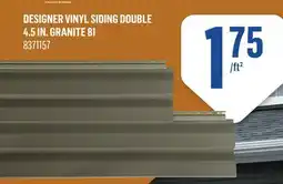 Canac Designer Vinyl Siding Double 4.5Â in offer