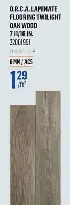 Canac O.R.C.A. Laminate Flooring offer
