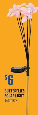 Canac Butterflies Solar Light offer