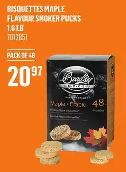 Canac Bisquettes Maple Flavour Smoker Pucks 1.6 lb offer