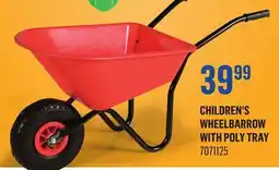 Canac Children's Wheelbarrow with Poly Tray offer