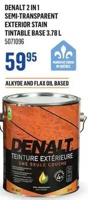 Canac Denalt 2 in 1 Semi-Transparent Exterior Stain offer