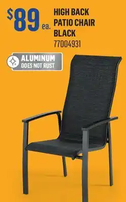 Canac High Back Patio Chair offer