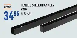 Canac FENCE U STEEL CHANNELS 72Â IN offer