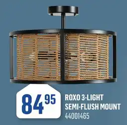 Canac Roxo 3-Light Semi-Flush Mount offer