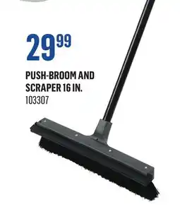 Canac Push-Broom and Scraper 16 in offer