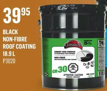 Canac Black Non-Fibre Roof Coating 18.9 L offer