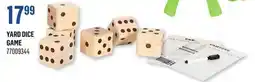 Canac Yard dice Game offer