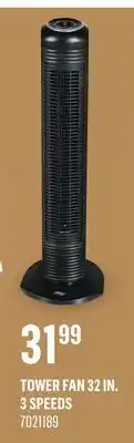 Canac TOWER FAN 32 IN. 3 SPEEDS offer