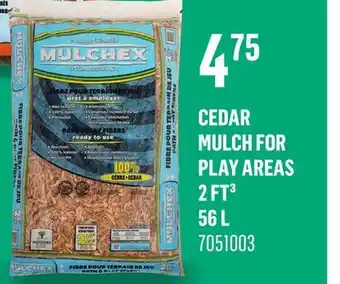 Canac Cedar Mulch for Play Areas 2 ft³ offer