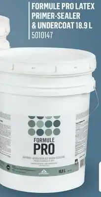 Canac Formule Pro Latex Primer-Sealer & Undercoat 18.9 L offer