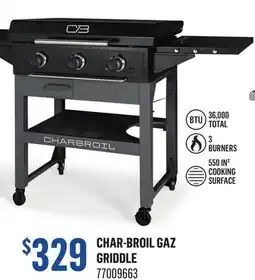 Canac Char-Broil Gaz Griddle offer