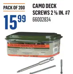 Canac Camo Deck Screws 2 3/8 in. #7 offer