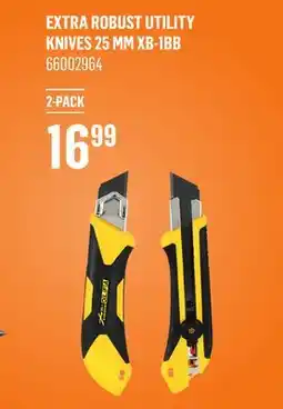 Canac Extra Robust Utility Knives 25 mm XB-1BB offer