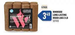 Canac Winwood Long-Lasting Wood Logs 3 lb offer