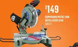 Canac Compound Mitre Saw with Laser 10 in offer