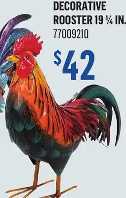 Canac Decorative Rooster 19 1/4 in offer