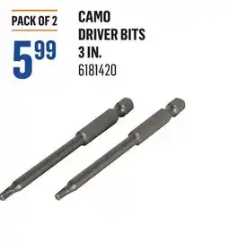 Canac CAMO Driver Bits 3 in offer