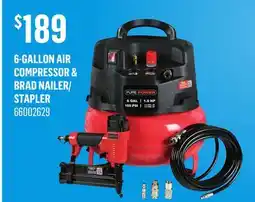 Canac 6-Gallon Air Compressor & Brad Nailer/Stapler offer
