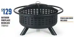 Canac Outdoor Fireplace offer