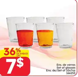 Rossy Set of glasses offer
