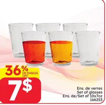 Rossy Set of glasses offer