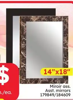 Rossy Asst. mirrors offer
