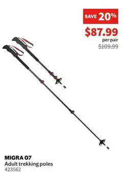 Atmosphere Adult trekking poles offer