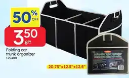 Rossy Folding car trunk organizer offer