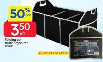 Rossy Folding car trunk organizer offer