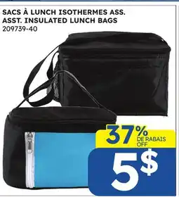 Rossy ASST. INSULATED LUNCH BAGS offer