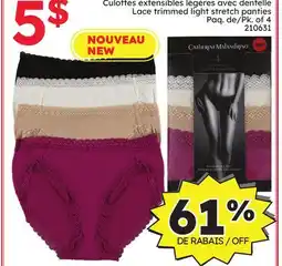 Rossy Lace trimmed light stretch panties offer